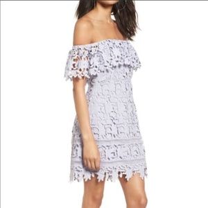 ASTR off the shoulder lace dress